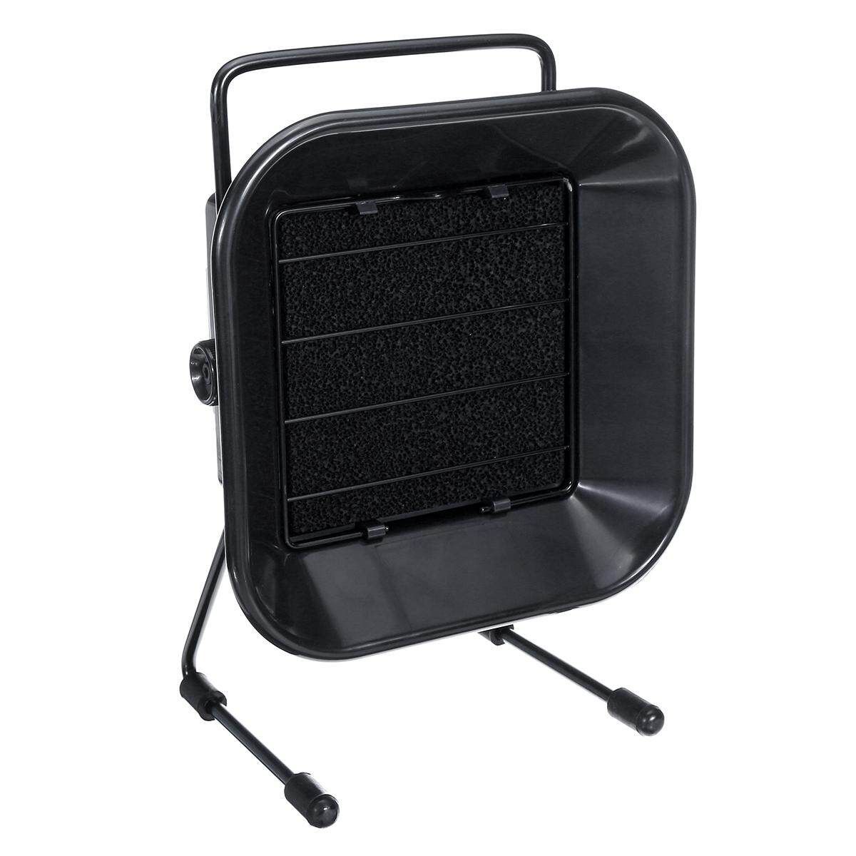 Protable Exhaust Filter Extractor LED+Long Hose Hobby Airbrush Paint Spray Booth 50W Fan, Back Cover, Filter Cotton