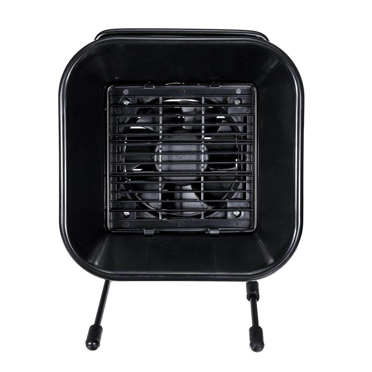 Protable Exhaust Filter Extractor LED+Long Hose Hobby Airbrush Paint Spray Booth 50W Fan, Back Cover, Filter Cotton