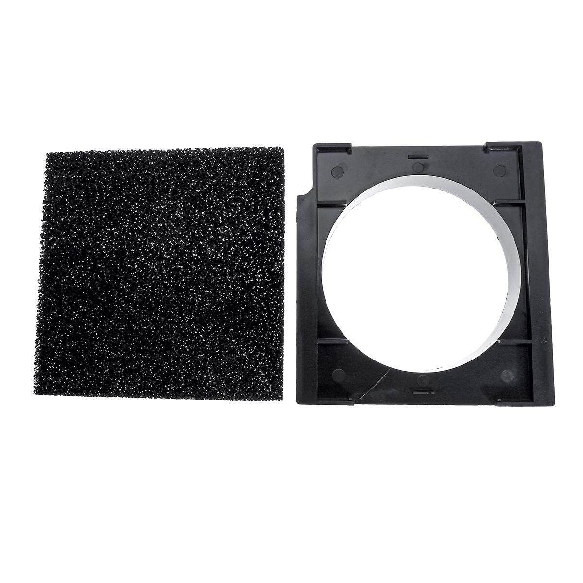 Protable Exhaust Filter Extractor LED+Long Hose Hobby Airbrush Paint Spray Booth 50W Fan, Back Cover, Filter Cotton