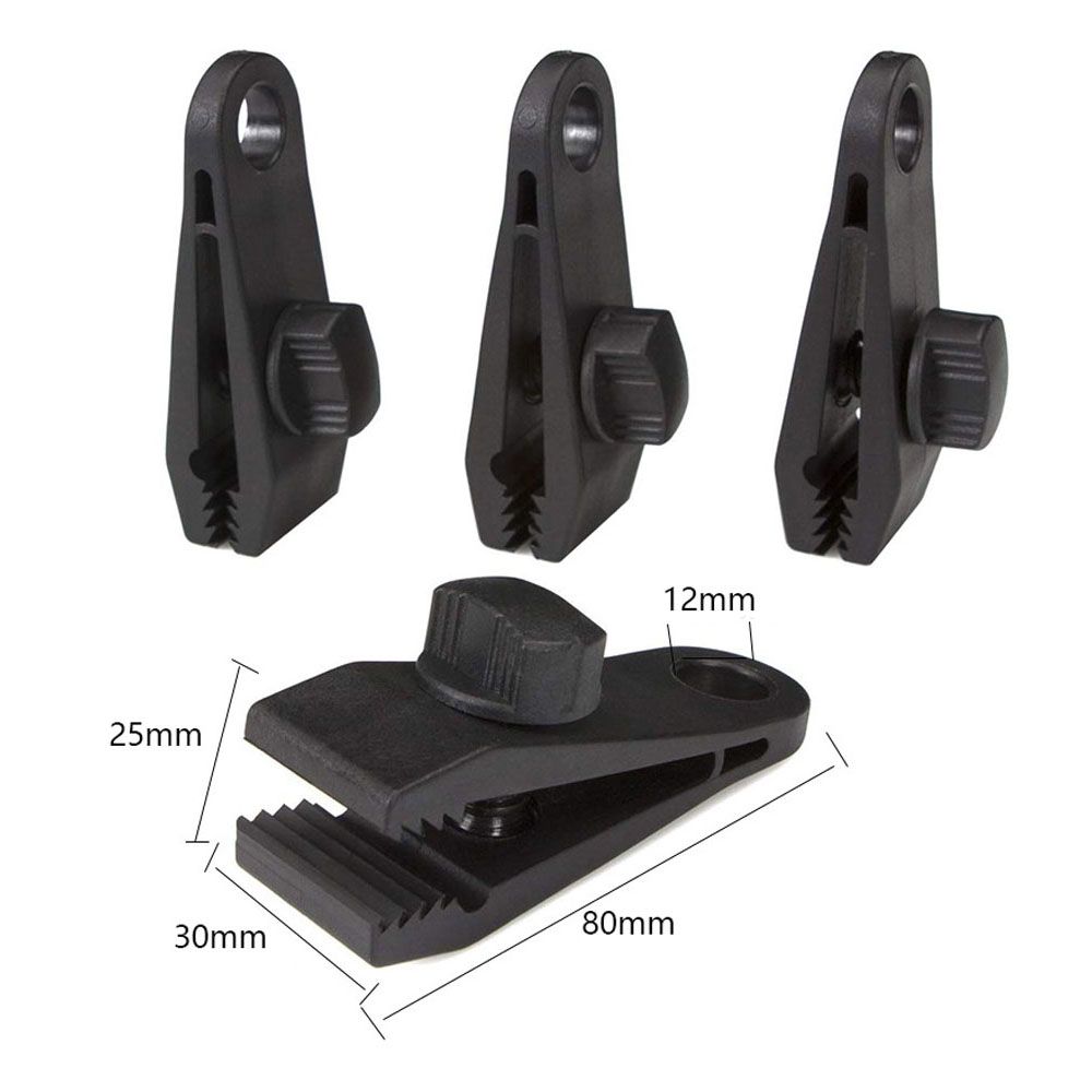 30pcs Outdoor Tarp Clips Heavy Duty Lock Grip Tent Fasteners