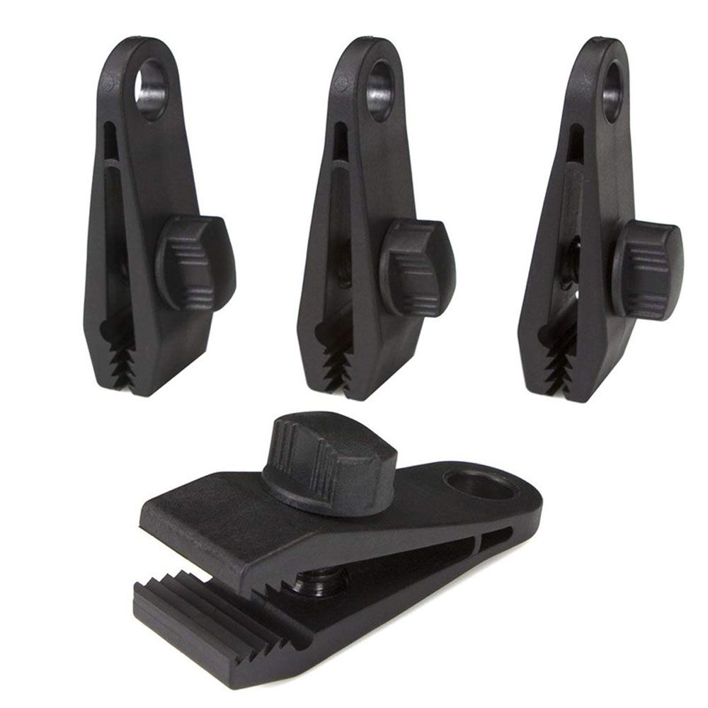 30pcs Outdoor Tarp Clips Heavy Duty Lock Grip Tent Fasteners