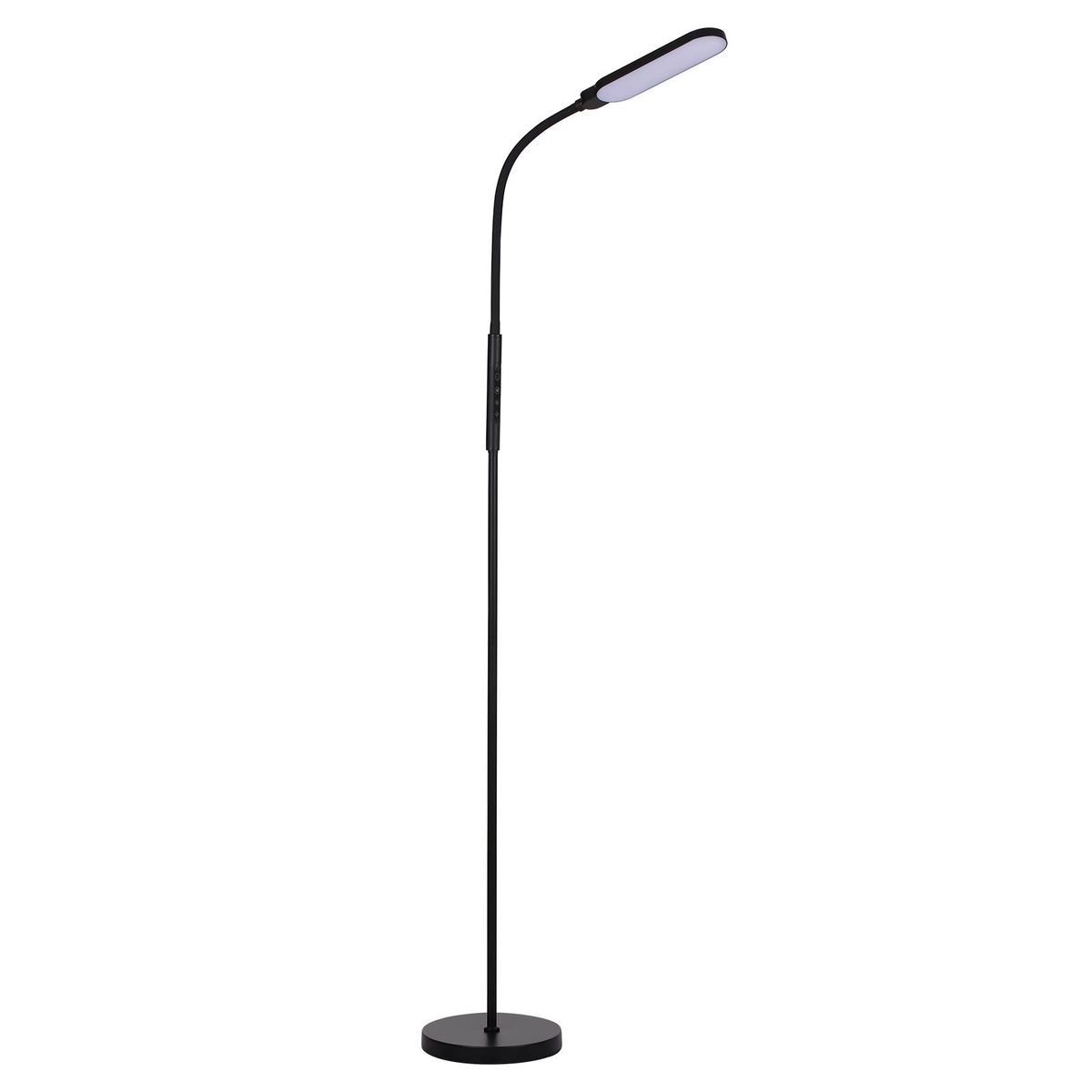 Neoglint LED Floor Lamp Modern Standing Lights Reading Light 9 Brightness Levels & 5 Light Colors Touch Control Remote Control for Living Room Bedroom Office