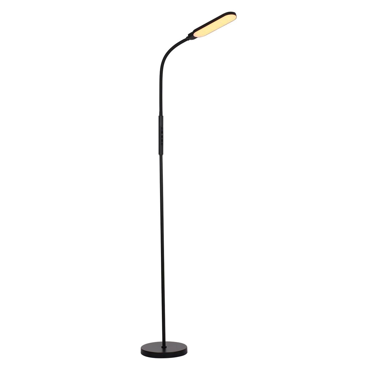 Neoglint LED Floor Lamp Modern Standing Lights Reading Light 9 Brightness Levels & 5 Light Colors Touch Control Remote Control for Living Room Bedroom Office