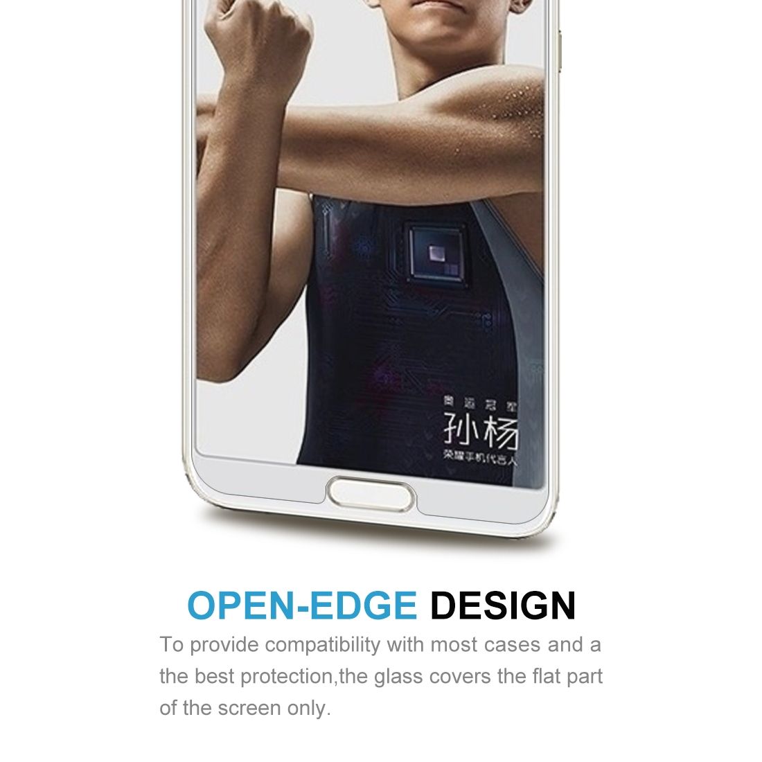 For Huawei Honor V10 0.26mm 9H Surface Hardness 2.5D Curved Edge Tempered Glass Screen Protector