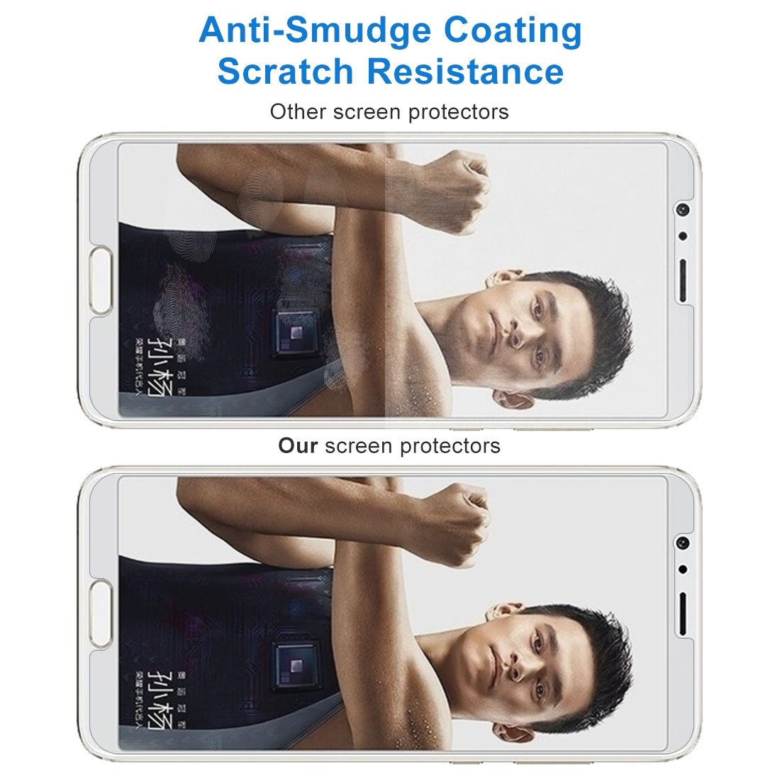 For Huawei Honor V10 0.26mm 9H Surface Hardness 2.5D Curved Edge Tempered Glass Screen Protector