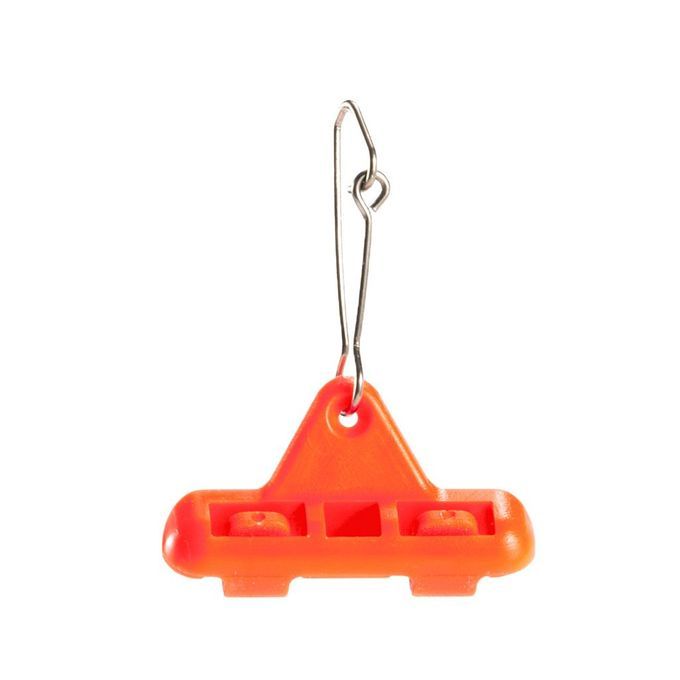 10PCS Subline Line Connector Sinkers Slider Double Locking Orange