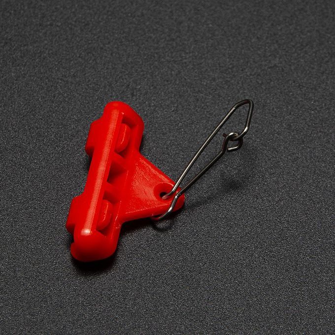 10PCS Subline Line Connector Sinkers Slider Double Locking Orange