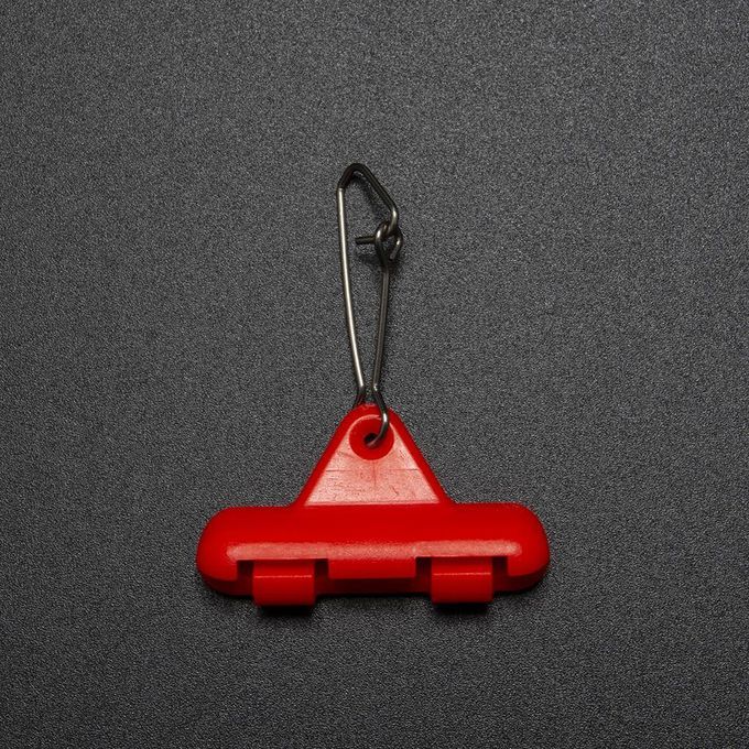 10PCS Subline Line Connector Sinkers Slider Double Locking Orange
