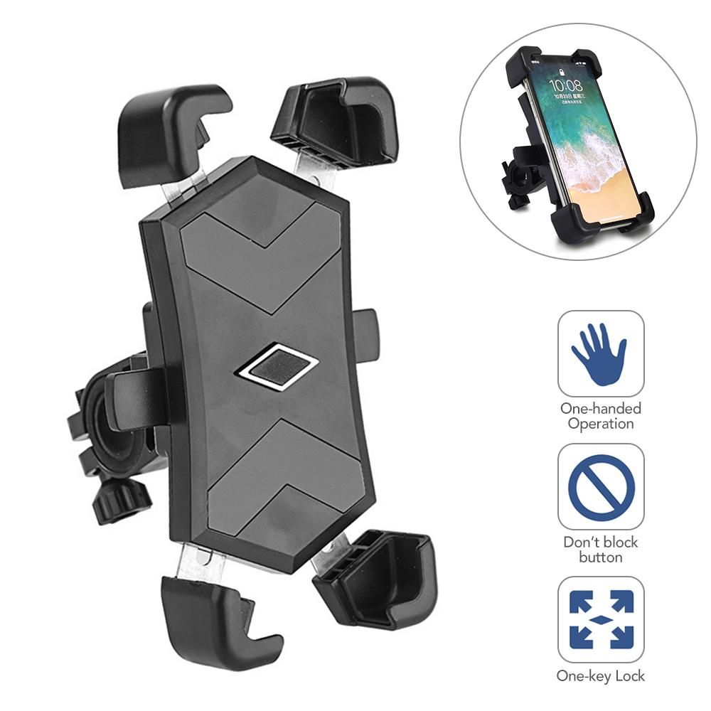 Bicycle Phone Holder 360° Rotation Phone Mount Adjustable Mobile Phone Support