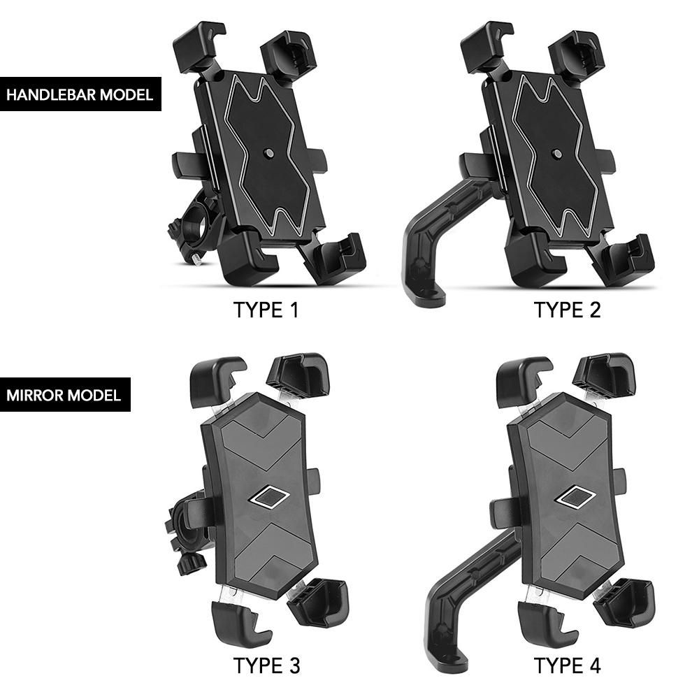 Bicycle Phone Holder 360° Rotation Phone Mount Adjustable Mobile Phone Support