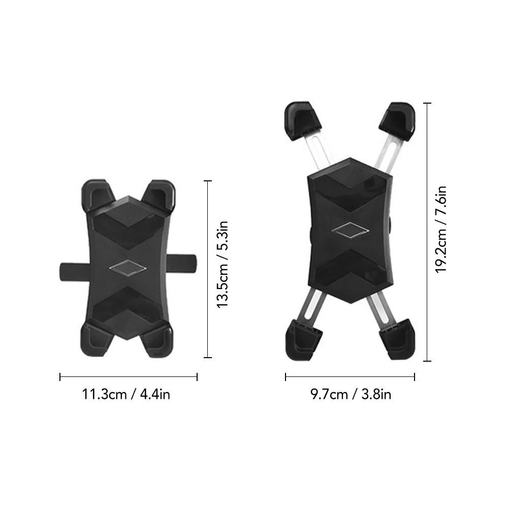 Bicycle Phone Holder 360° Rotation Phone Mount Adjustable Mobile Phone Support