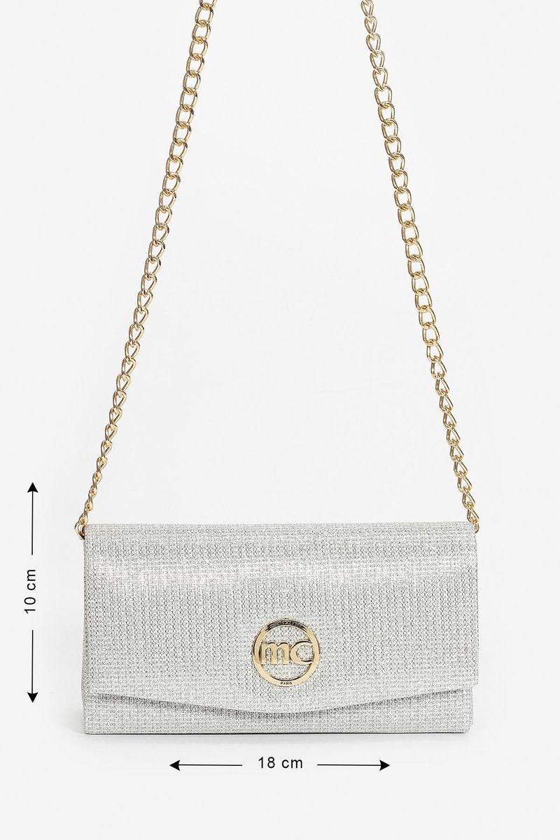 Marie Claire Silver Woman Evening Bag Visenla MC222116589