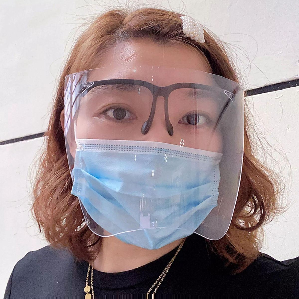 Face Sheild Clear Protective Cap Anti-Fog Face Shield Visor