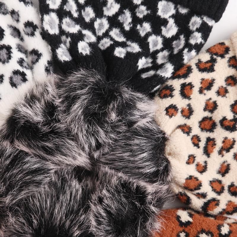 2022New Unisex Beanies Hat Winter Autumn Men Women Warm Windproof Print Knitting Caps Fashion Leisure Skullies Head Warmer