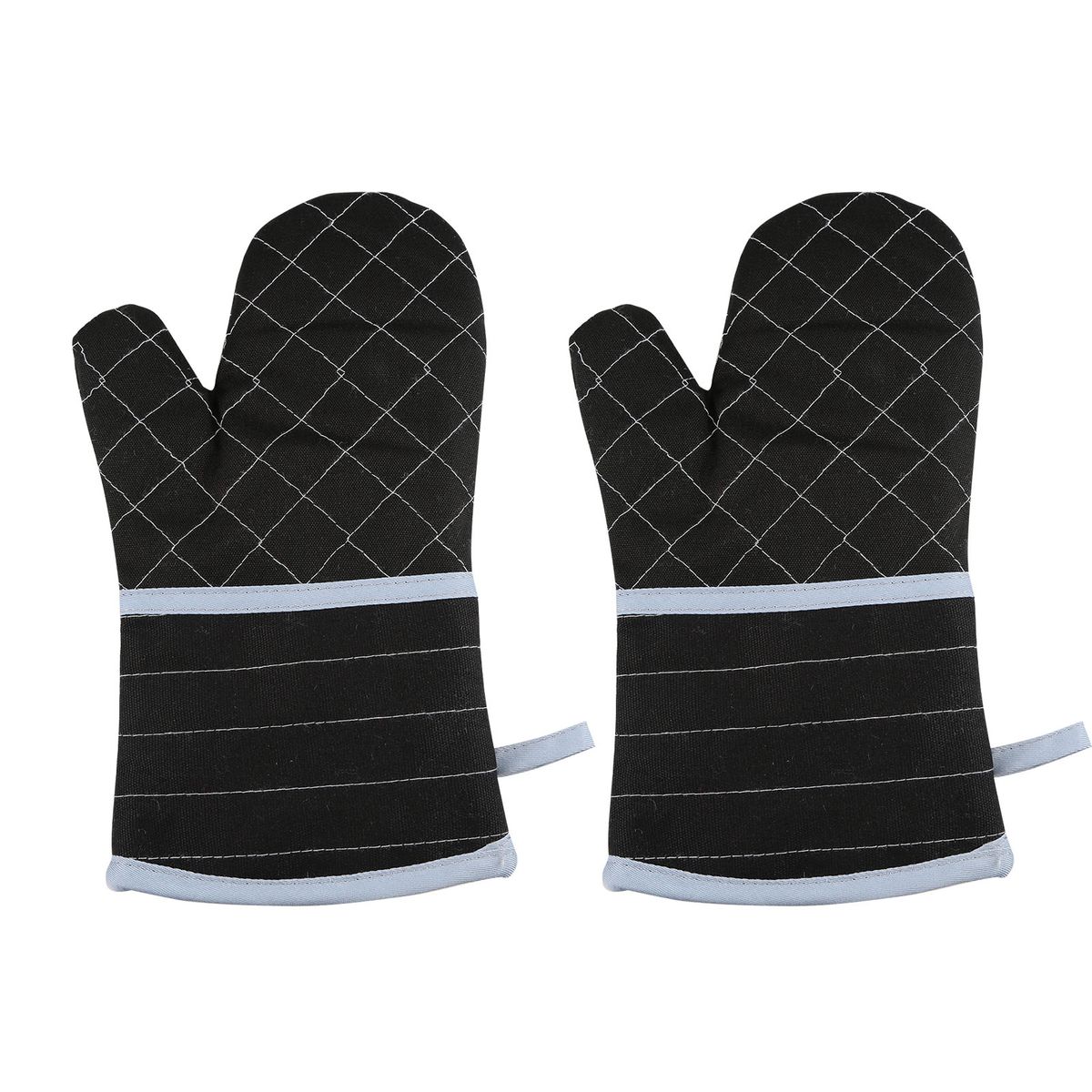 1 Pair Extended Oven Mitts Heat-Insulating 260℃/500°F