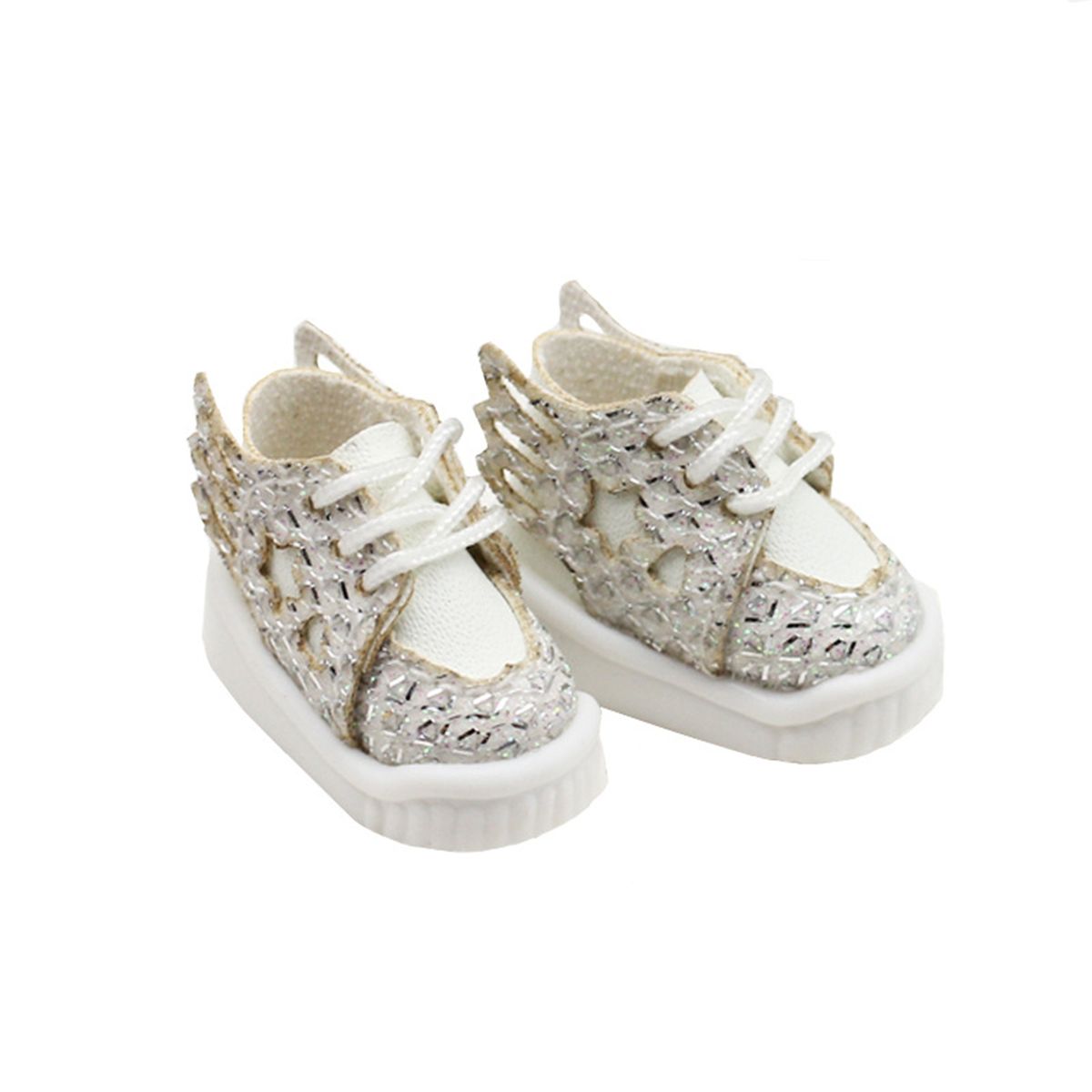 1 Pair Doll Shoes 112 BJD Doll Shoes Mini Rubber Boots White