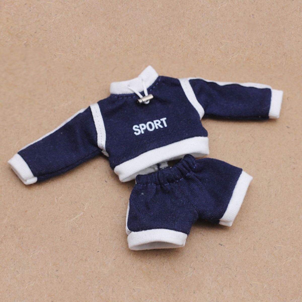Doll Pullover Cosplay Doll Sweater Trousers Suit Dark Blue