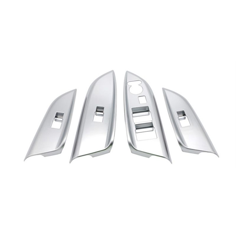 For Honda FIT JAZZ 2014-2018 Accessories Car Door Window Glass Lift Control Switch Panel Cover Trim Car Styling ABS Carbon/Matte