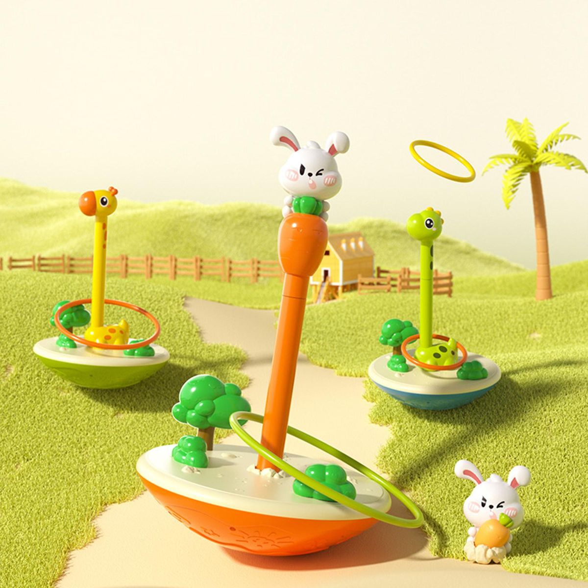 Rings Toss Party Favors Carnival Throwing Games Deer
