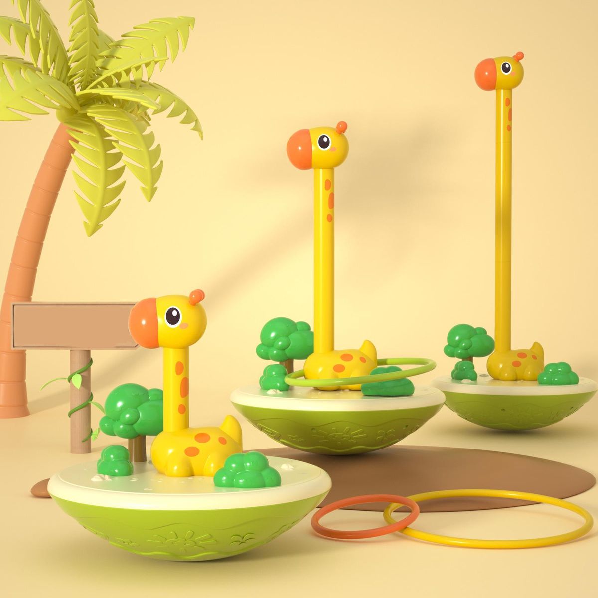 Rings Toss Party Favors Carnival Throwing Games Deer