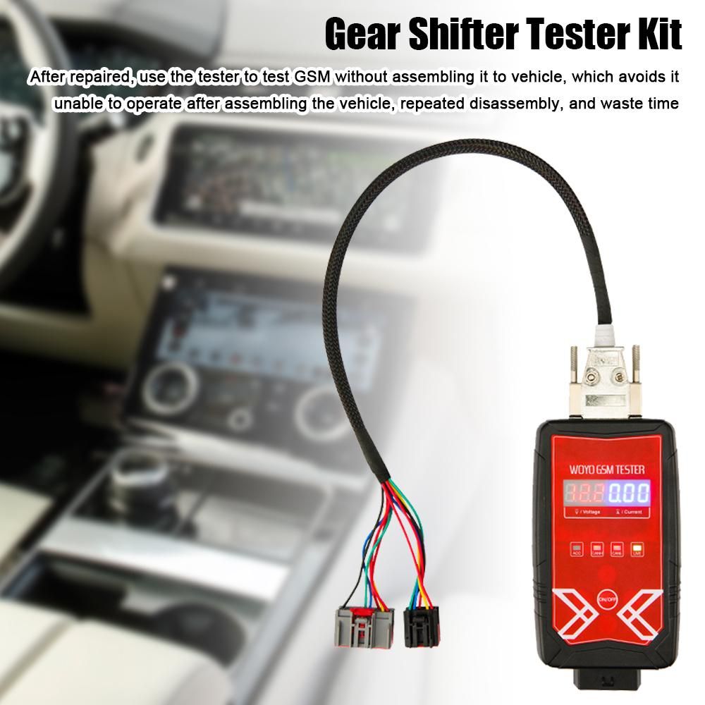 WOYO PL0051 Knob Gear Selection Dial Tester Gear Shifting Module Rotary Gear Selector Bench Test Aluminum Lift Bracket Lever Testing Device for Land Rover Jaguar