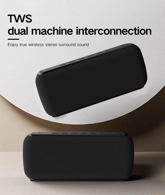 Portable Bluetooth Speaker Deep Bass IPX5 X8 60W Outdoor
