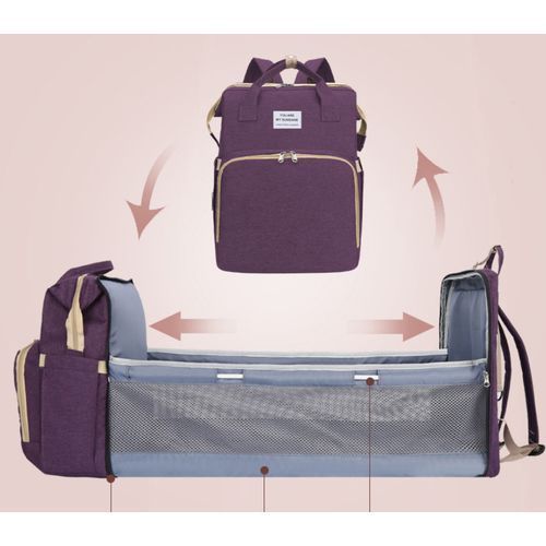 Portable Large Capacity Maternity Diaper Bag/Nursing Mother/Folding Crib Mummy Bag