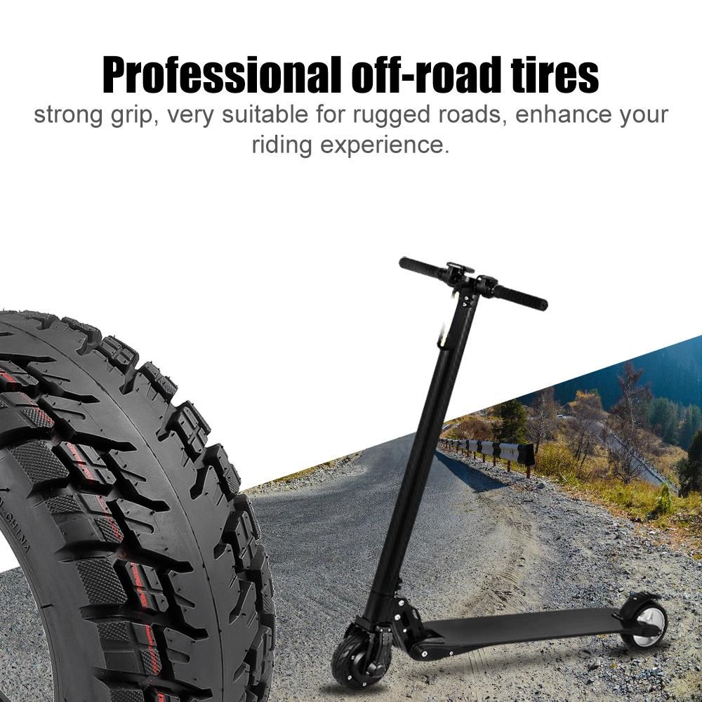 Ulip 11 Inch 100/65-6.5 Tubeless Tire Widened & Thickened Vacuum Tire Off-Road Tire with Nozzle
