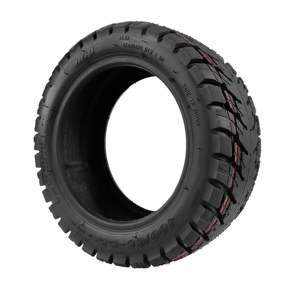 Ulip 11 Inch 100/65-6.5 Tubeless Tire Widened & Thickened Vacuum Tire Off-Road Tire with Nozzle
