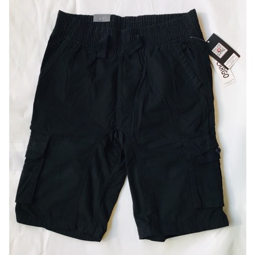 Older Boys Easy Cargo Shorts - Black