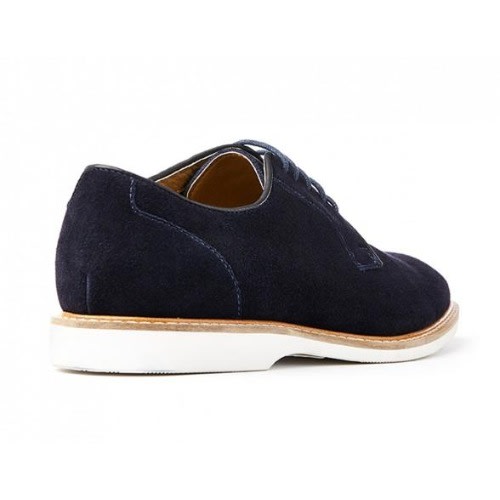 Men's Navy Suede Shoe