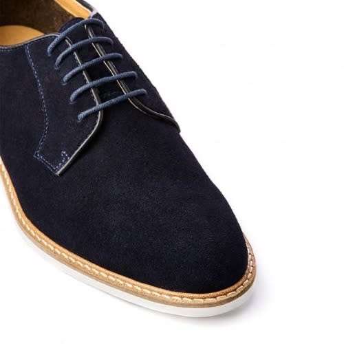 Men's Navy Suede Shoe