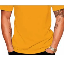 Deer Print T-Shirts -Yellow