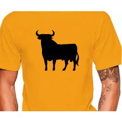 Deer Print T-Shirts -Yellow