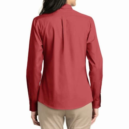 Ladies Formal Dress Shirt  - Wine