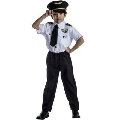 Kid's Pilot Dress Up Costume - Unisex - Complete Set