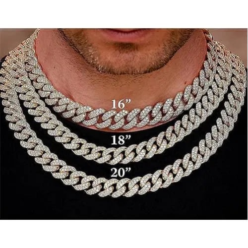 Cuban Ice Chain - 3 In 1