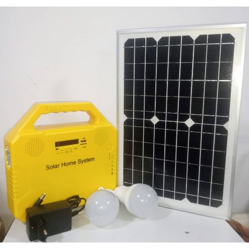10w Solar Home System With Free USB Fan