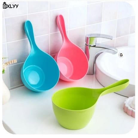 Long Handle Water Scoop Bowl X 12pcs