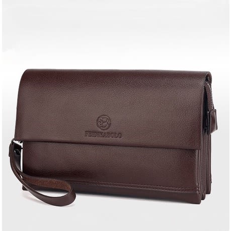 Men's Leather Purse - Brown