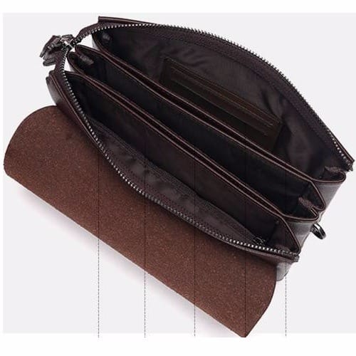 Men's Leather Purse - Brown