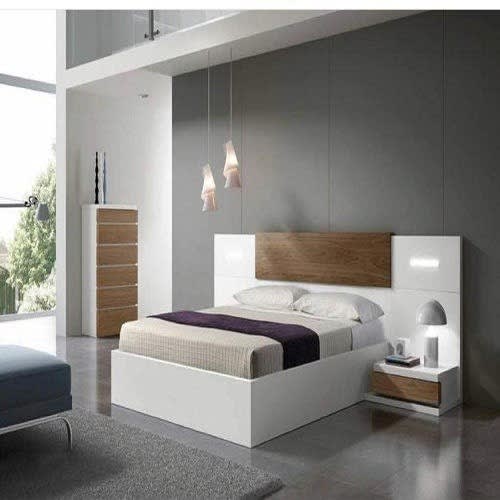 Luxury Bed Frame With Chest Drawer - 6 Drawers