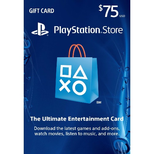 PlayStation Gift Cards-$75