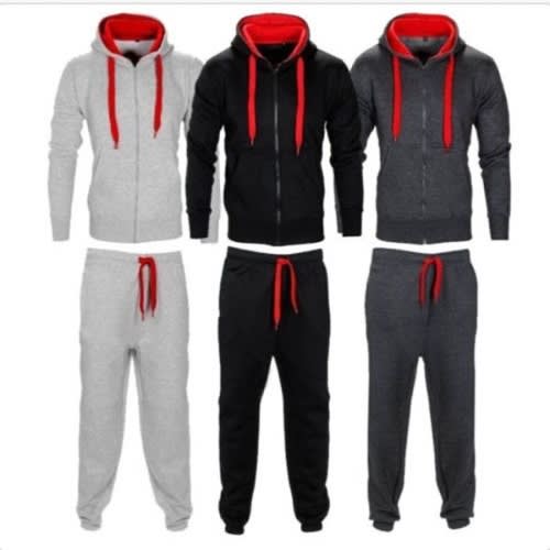 3pcs Unisex Hoodies & Joggers - Multicolour