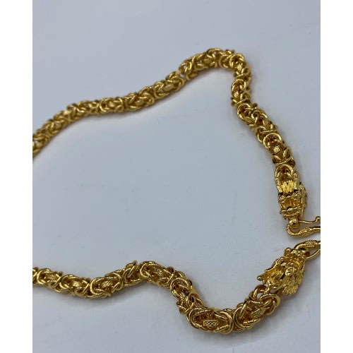Men’s Patterned Cuban Necklace