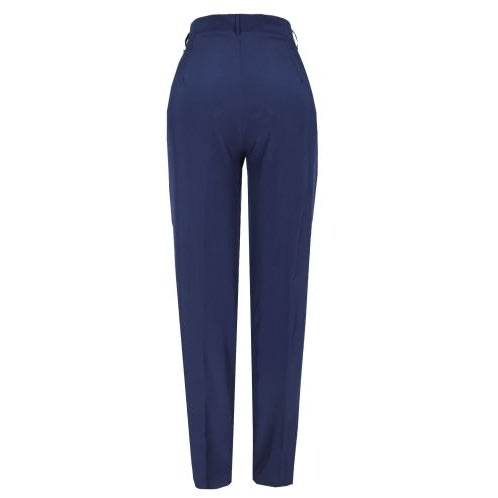 High Waist Corporate Trousers - Blue