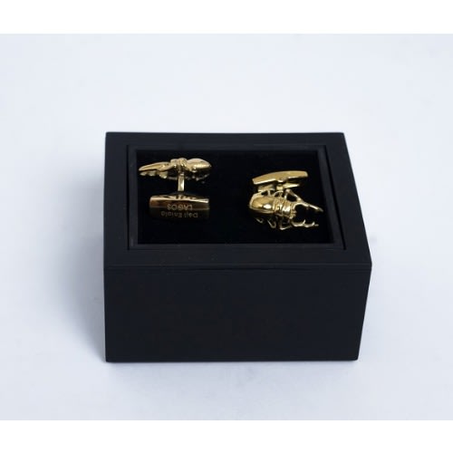 Scarab Beetle Cufflinks - Gold