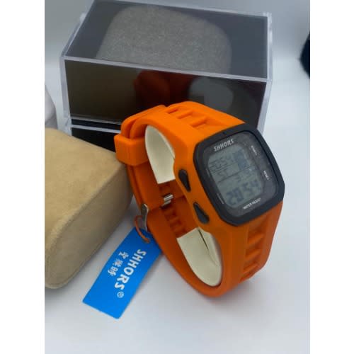 Men Digital Wristwatch - sh - Orange