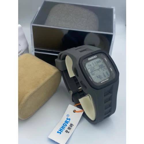 Men Digital Wristwatch - sh - Ash