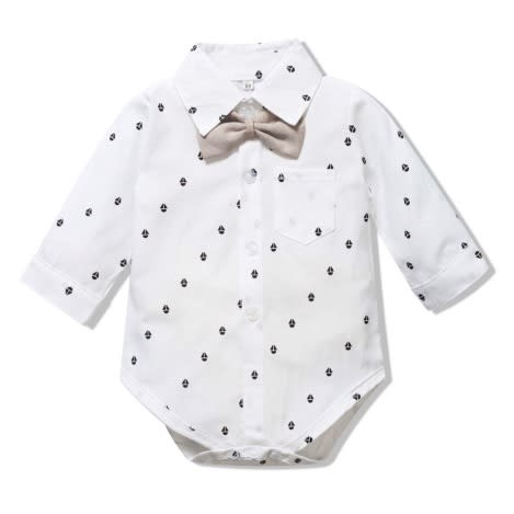 Boy Birthday Suspender Set + Cap - Gray